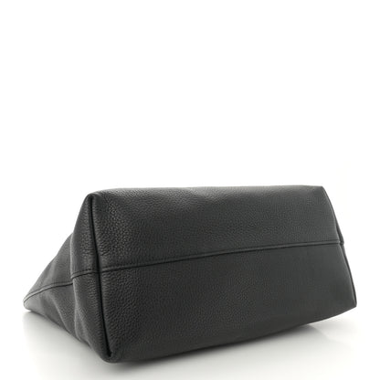 Prada Vitello Daino Pocket Shopping Tote Black 4 of 12