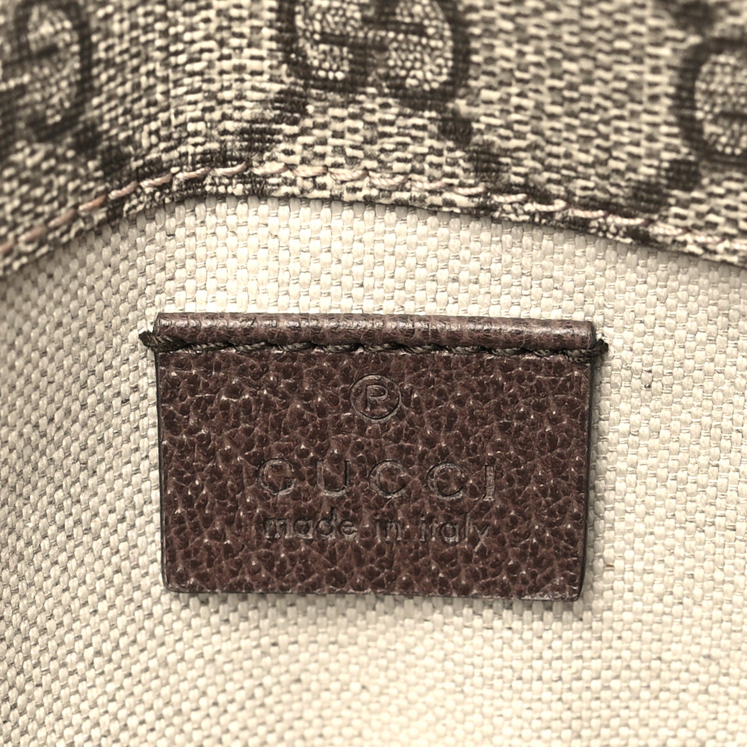 Gucci GG Supreme Monogram Neo Vintage Web Belt Bag Brown 6 of 9
