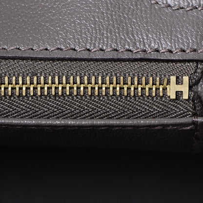 Hermes Taurillon Clemence Birkin 30 Etain 21 of 37