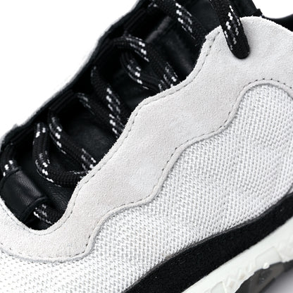 Chanel Mesh Suede Calfskin Quilted Sneakers 37.5 White Ivory 10 of 11