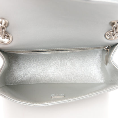 Chanel Metallic Grained Calfskin Quilted 2.55 Reissue Mini Flap Silver 5 of 10