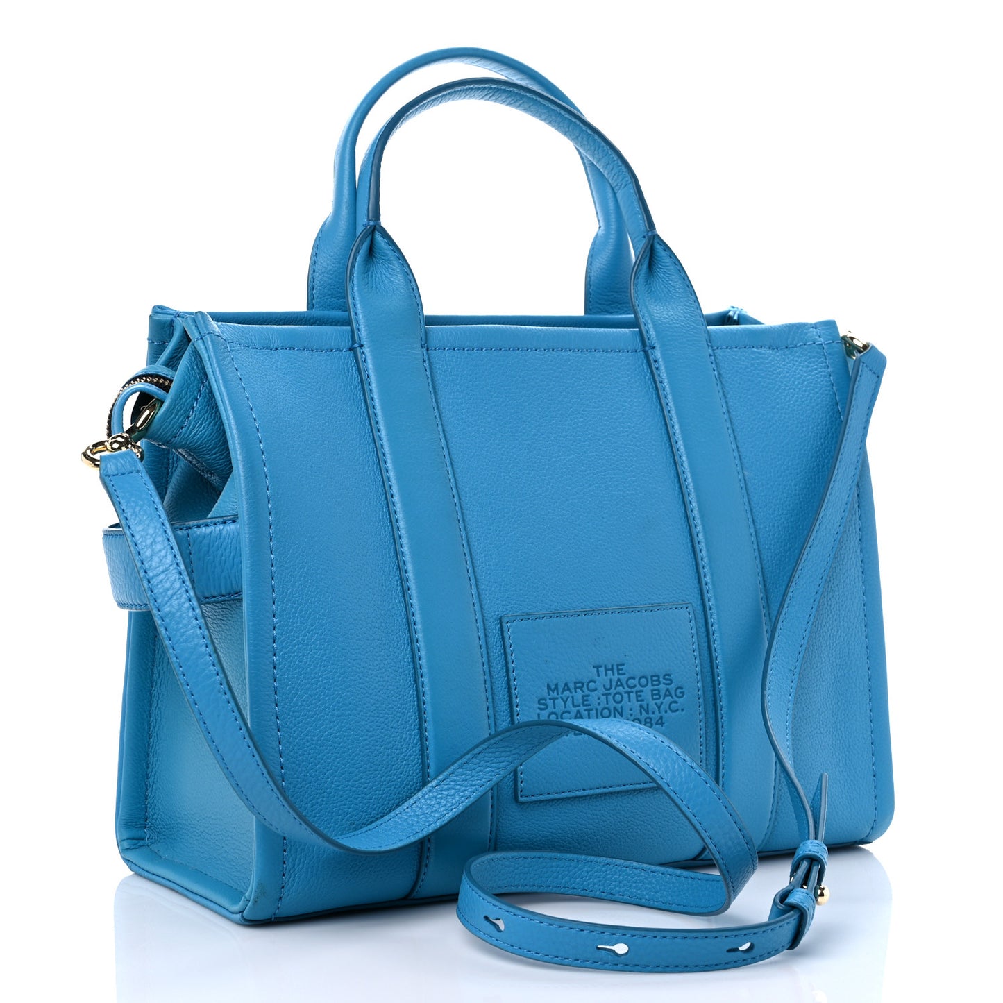Grained Calfskin Small The Tote Bag Barrier Reef