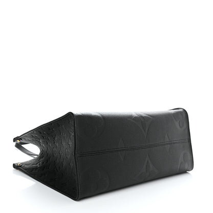 Louis Vuitton Empreinte Monogram Giant Onthego MM Black 4 of 10