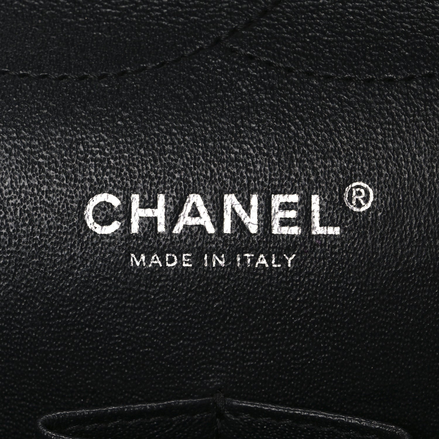 Chanel Iridescent Caviar Quilted Jumbo Double Flap Black 6 of 10