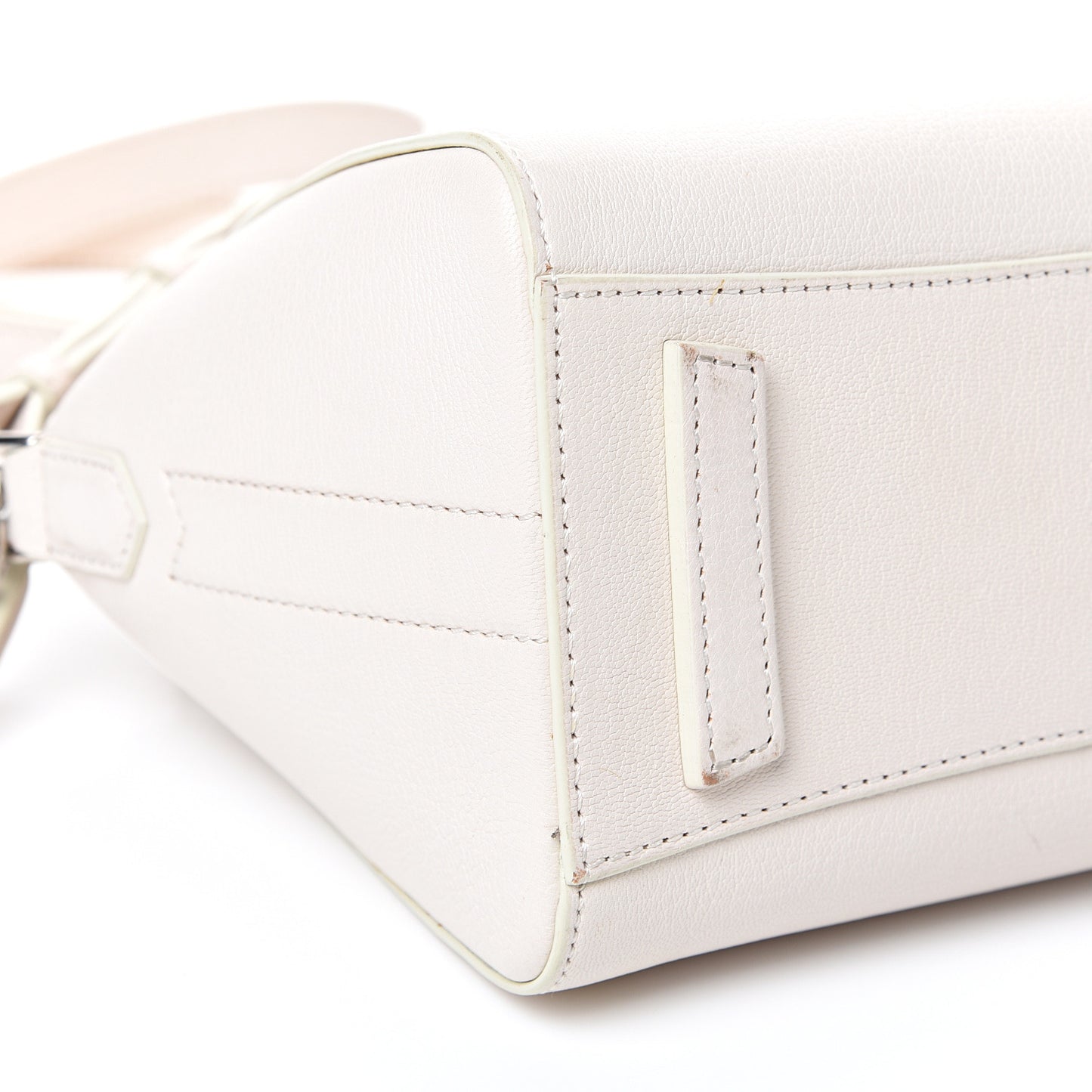 Sugar Goatskin Mini Antigona White