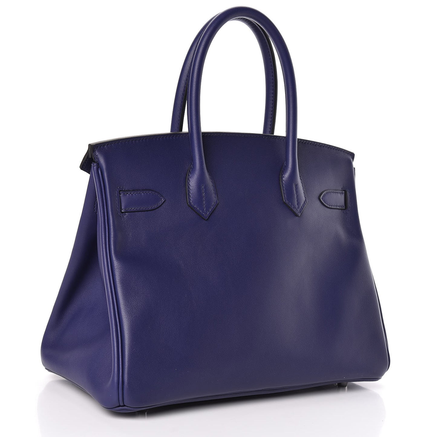 Swift Epsom Tressage Birkin 30 Bleu Encre Bleu Du Nord Gold