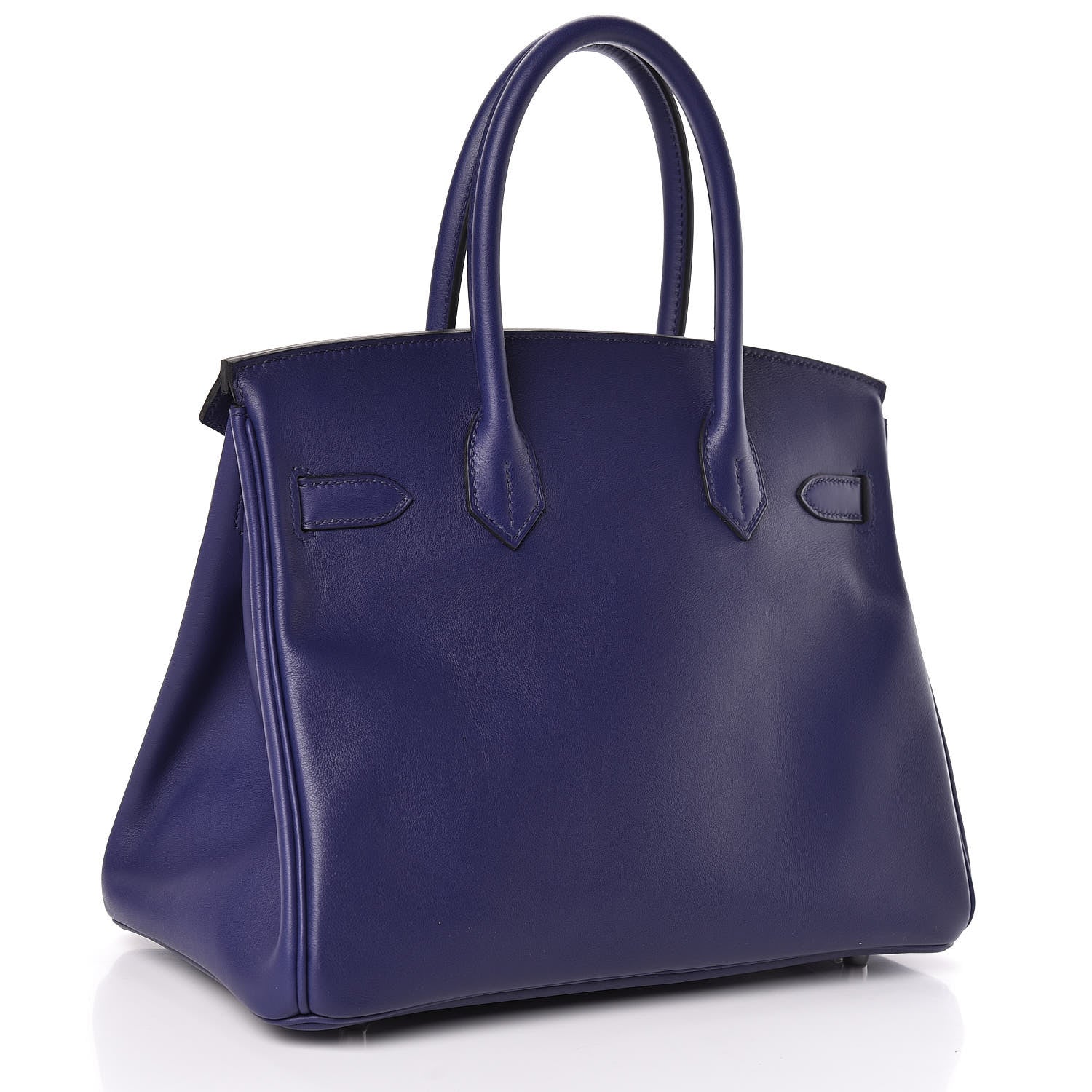 Hermes Swift Epsom Tressage Birkin 30 Bleu Encre Bleu Du Nord Gold 3 of 34