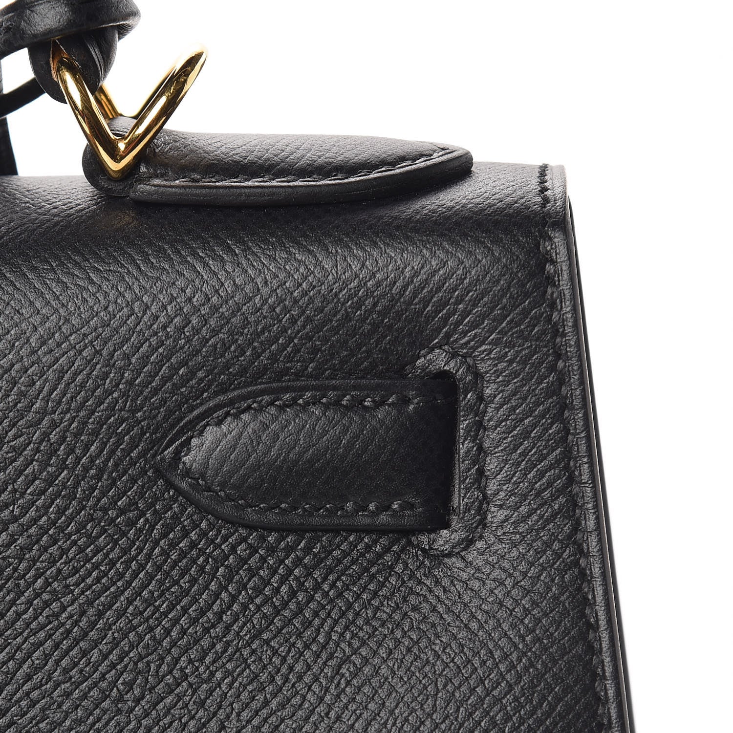 Hermes Epsom Kelly Sellier 28 Black 14 of 37