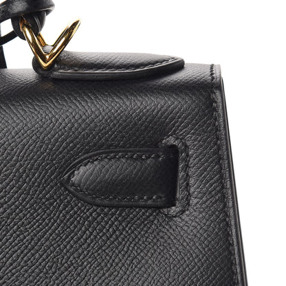 Hermes Epsom Kelly Sellier 28 Black 14 of 37