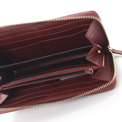 Gucci Guccissima Sukey Zip Around Wallet Red 5 of 8