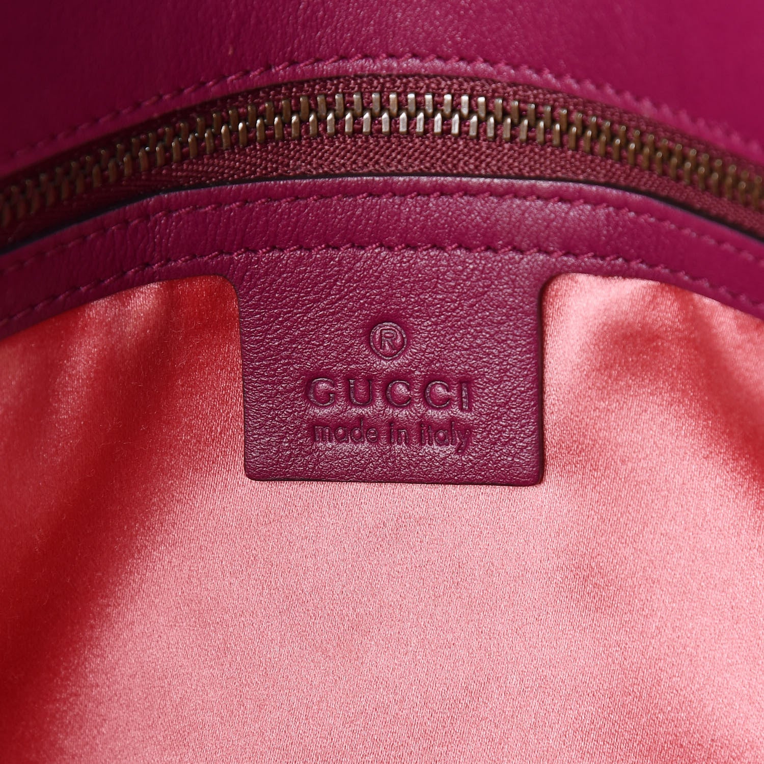 Gucci Velvet Matelasse Medium GG Marmont Shoulder Bag Fuchsia Violet Cyclamen 6 of 10