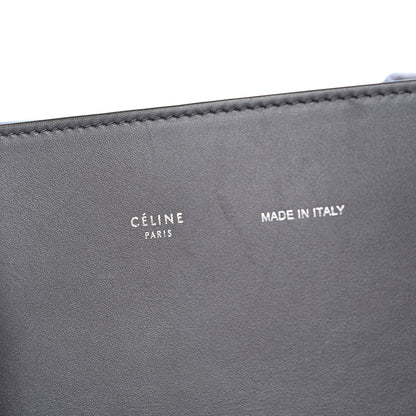 Celine Smooth Calfskin Small Tassel Cabas Phantom Gray Blue 7 of 18