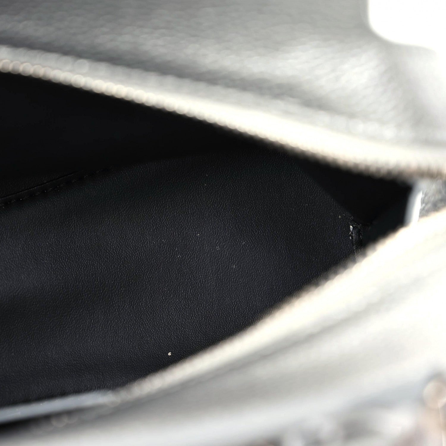 Balenciaga Metallic Grained Calfskin Neo Classic Silver Hardware Mini City Silver 9 of 11