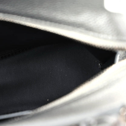 Balenciaga Metallic Grained Calfskin Neo Classic Silver Hardware Mini City Silver 9 of 11