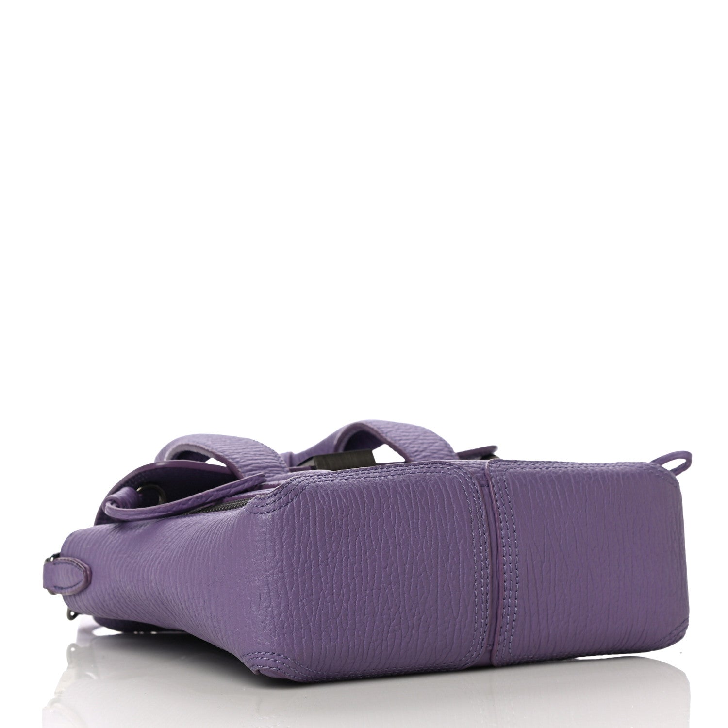 3.1 Phillip Lim Textured Calfskin Mini Pashli Satchel Violet 4 of 10