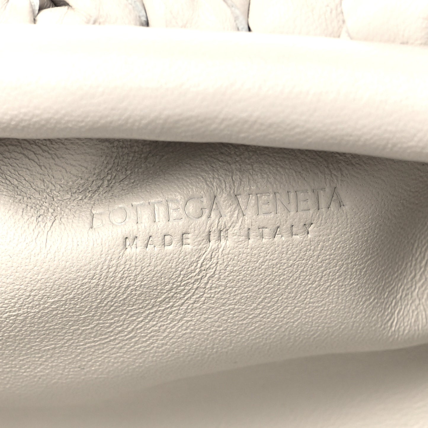 Nappa Intrecciato The Mini Pouch Chalk