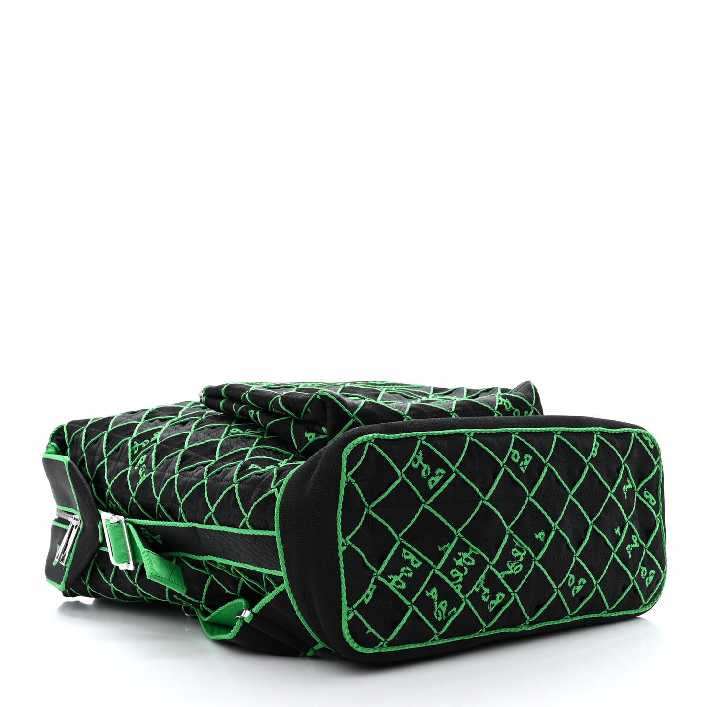 Webbing Backpack Black Parakeet