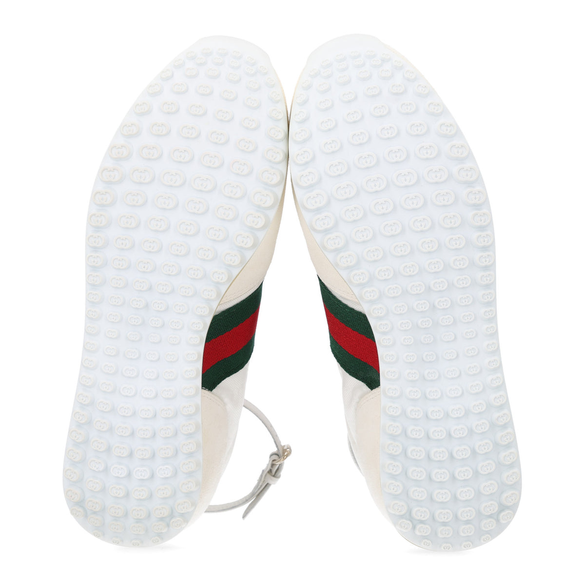 Gucci GG Suede Monogram Web Re-Motion Sneakers 36.5 White 7 of 11