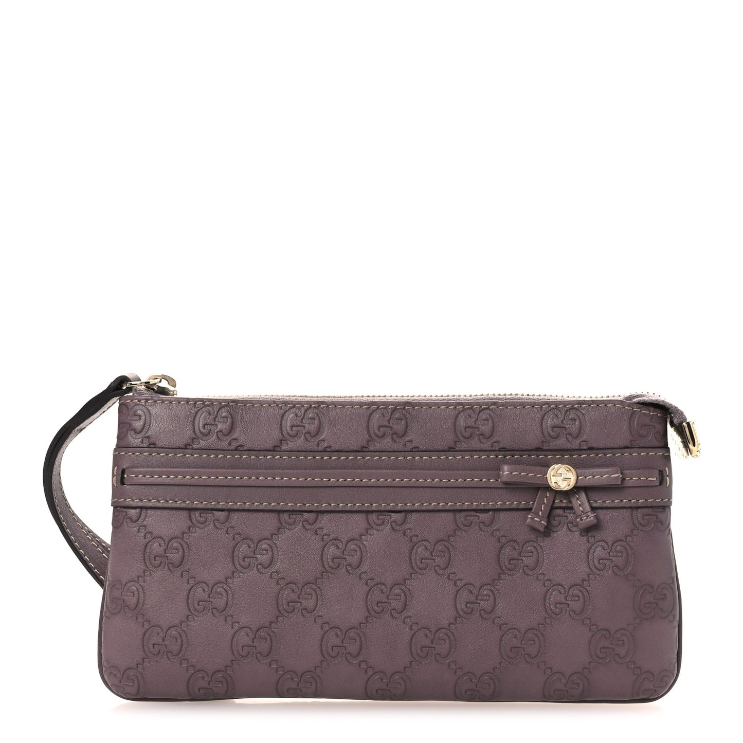 Guccissima Mayfair Wristlet Mauve