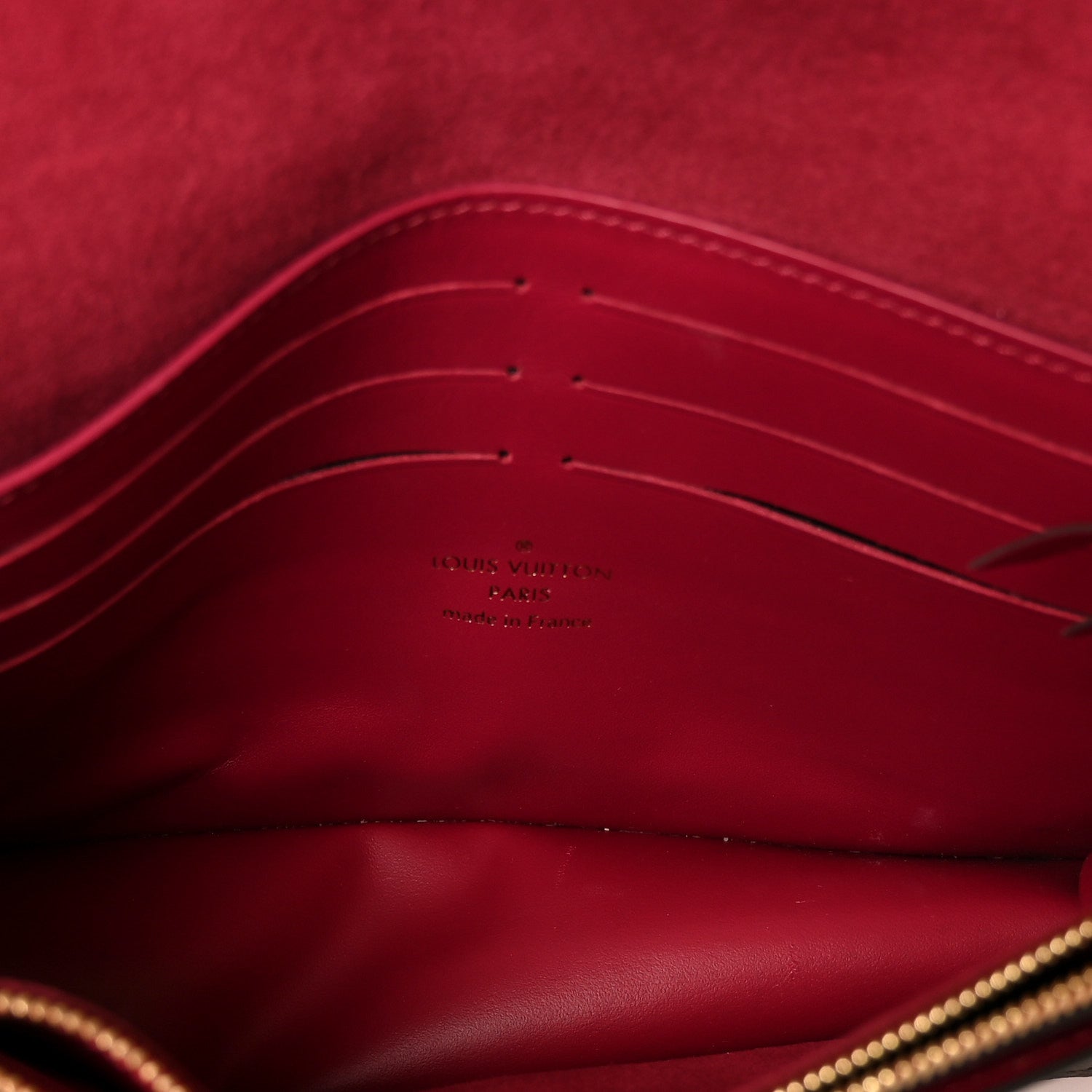 Louis Vuitton Monogram Flore Chain Wallet Fuchsia 5 of 10