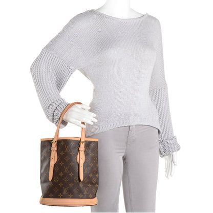 Louis Vuitton Monogram Petit Bucket 23 2 of 16