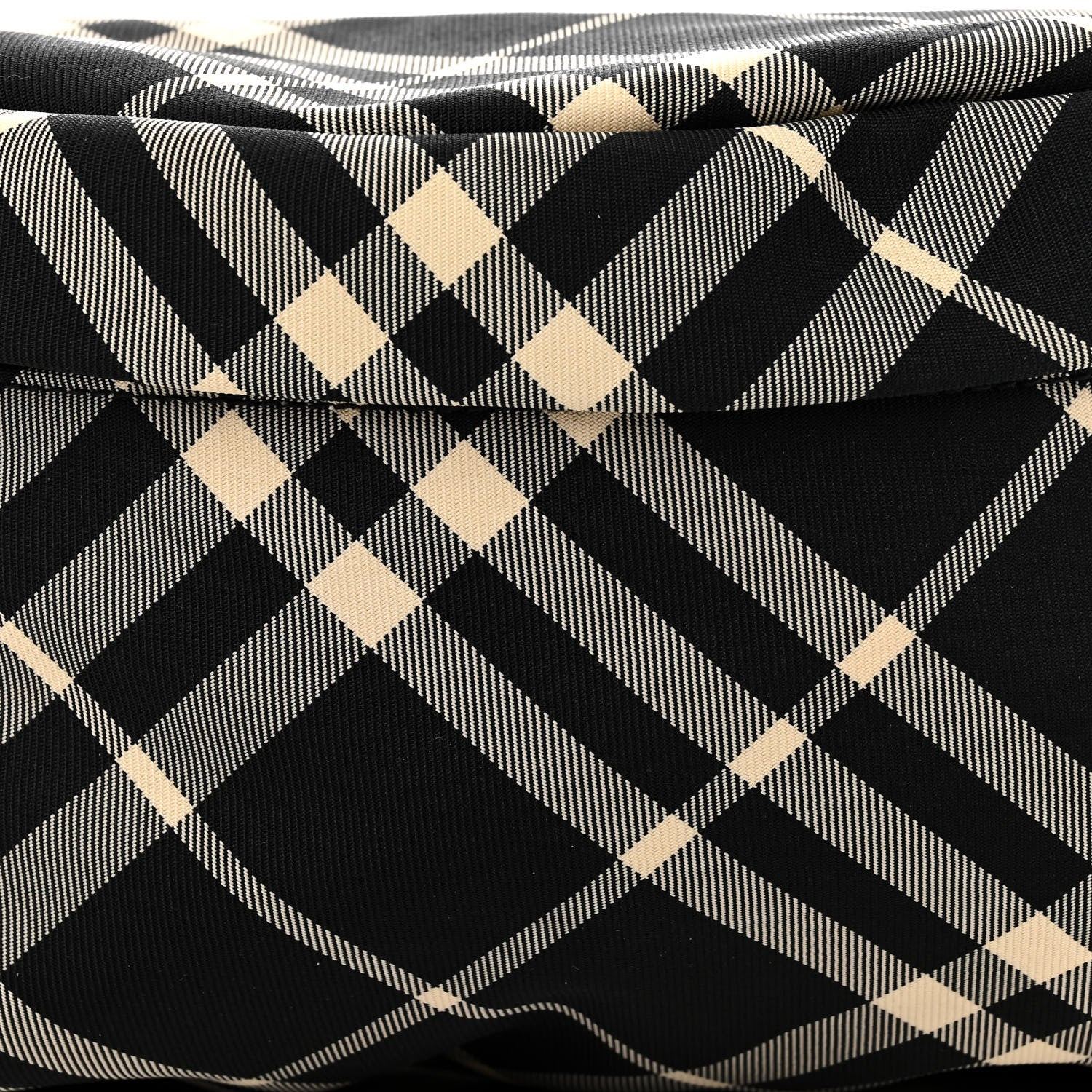 Burberry Nylon Essential Check Belt Bag Black Calico 7 of 10