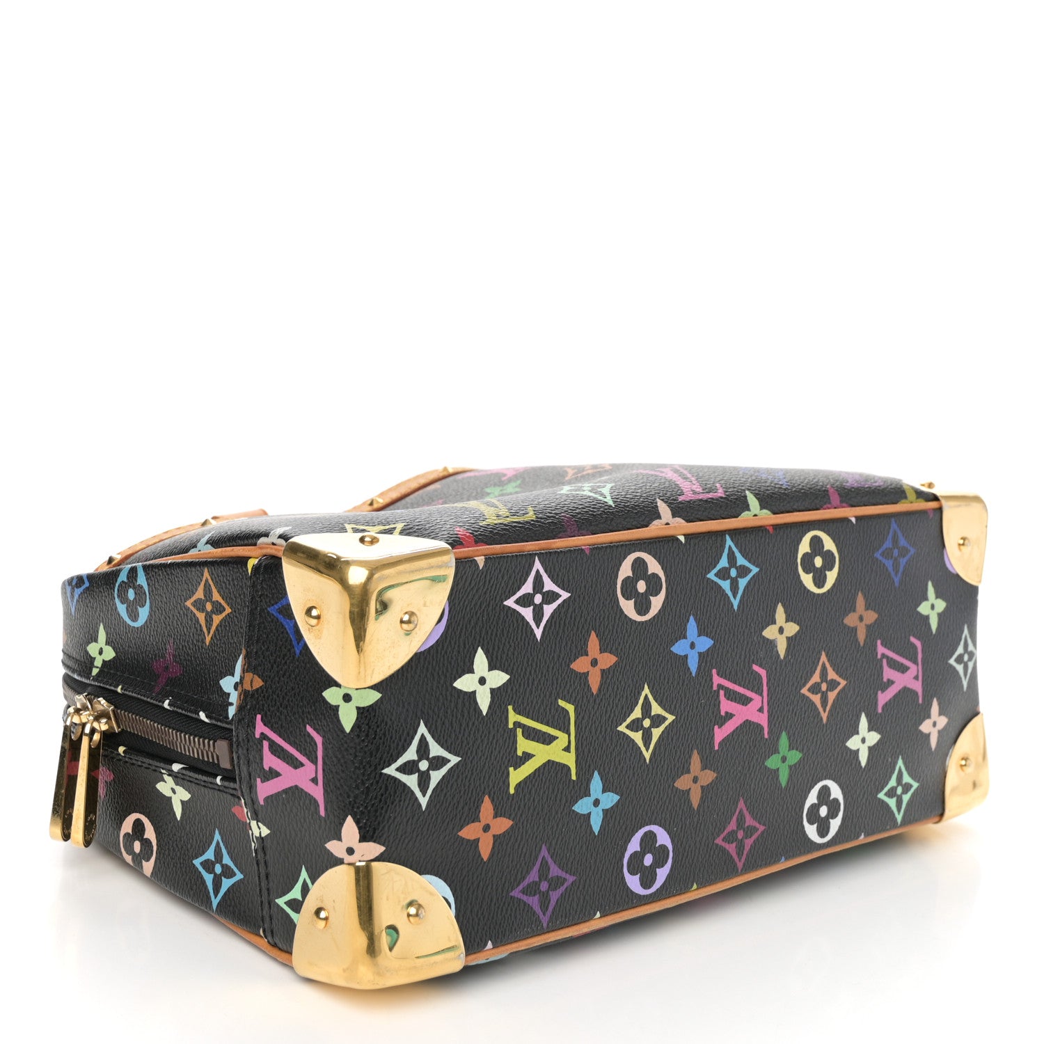 Louis Vuitton Monogram Multicolor Trouville Black 4 of 12