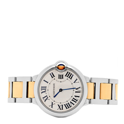 Cartier Stainless Steel 18K Yellow Gold 36mm Ballon Bleu De Cartier Quartz Watch 2 of 5