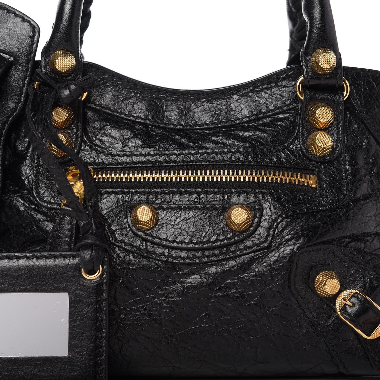 Balenciaga Agneau Giant 12 Gold Hardware Mini City Black 10 of 10