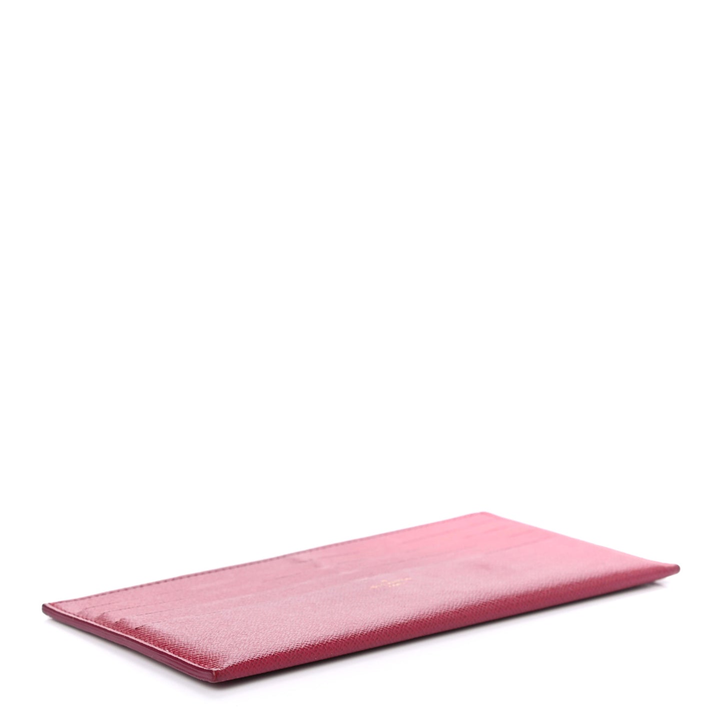 Calfskin Felicie Card Holder Insert Fuchsia