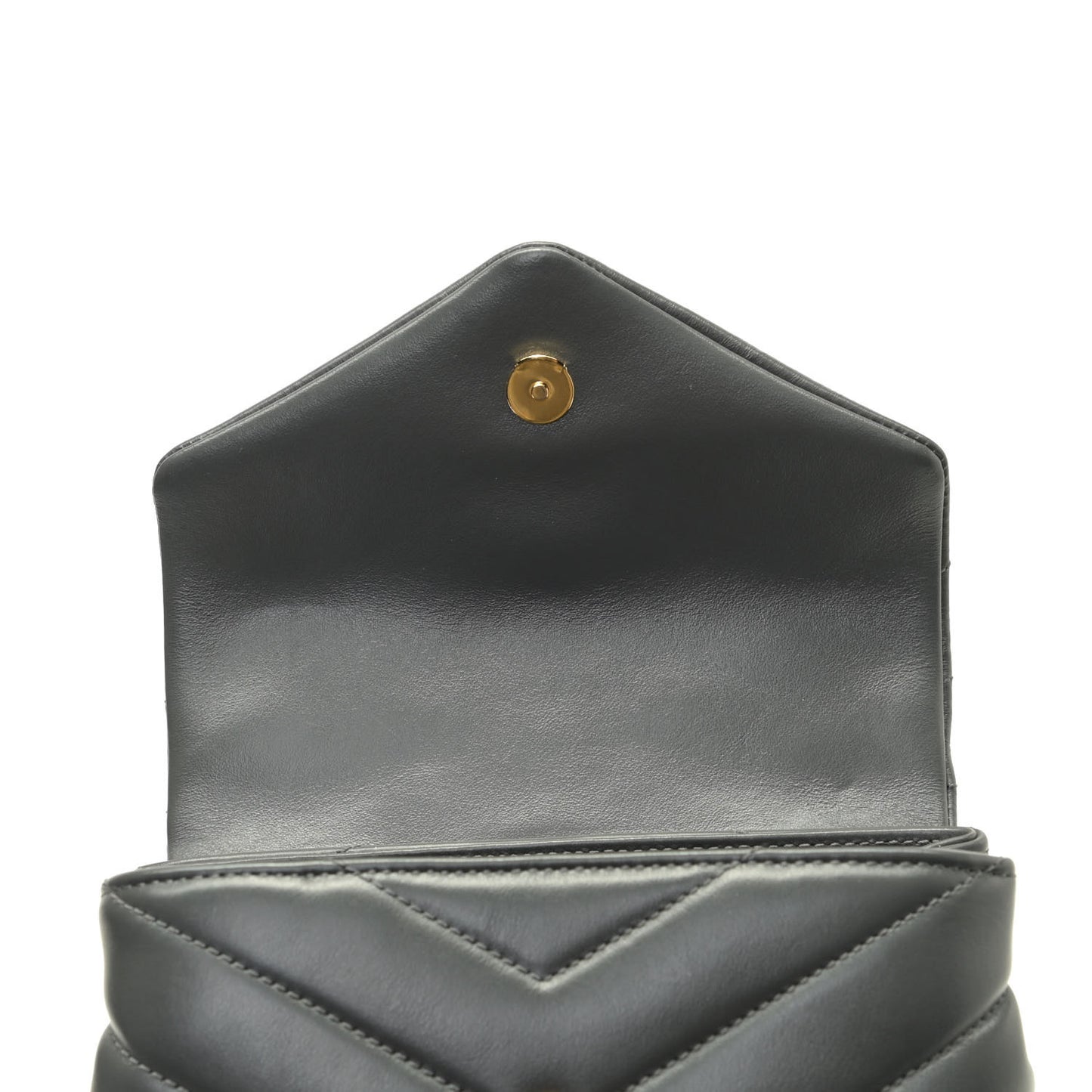 Calfskin Y Quilted Monogram Toy Loulou Satchel Storm