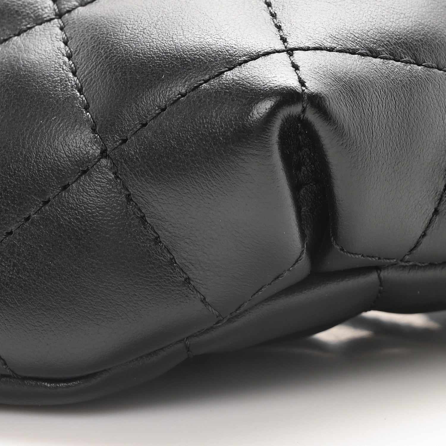 Chanel Lambskin Quilted Waist Belt Bag Black 10 of 10