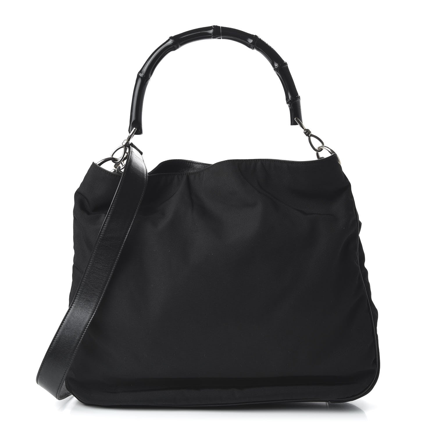 Gucci Nylon Bamboo Top Handle Tote 1 of 11