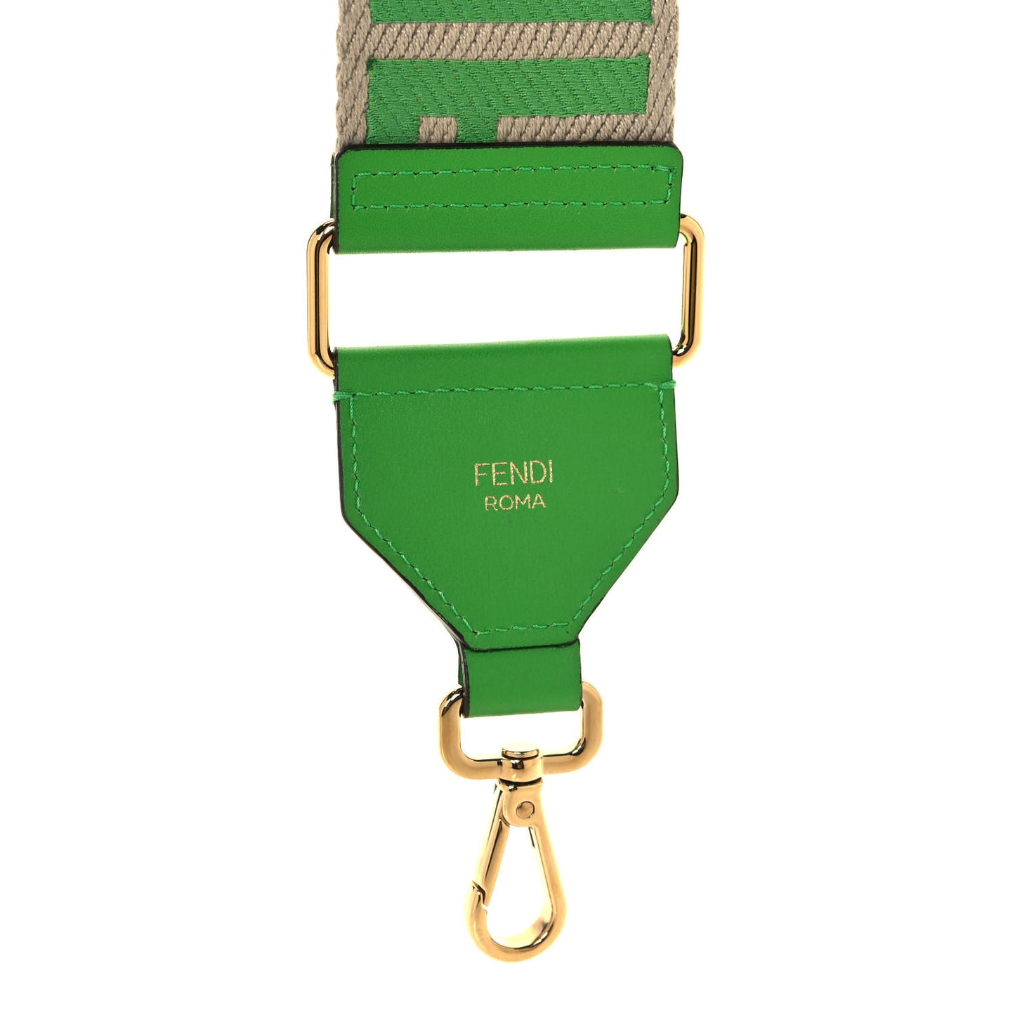 Canvas Calfskin FF 1974 Strap You Green