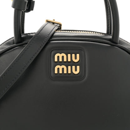 Miu Miu Soft Calf Small Top Handle Bag Black 8 of 12