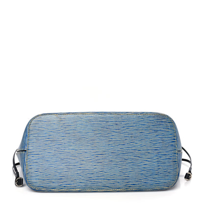 Louis Vuitton Epi Neverfull MM Denim Light 9 of 10