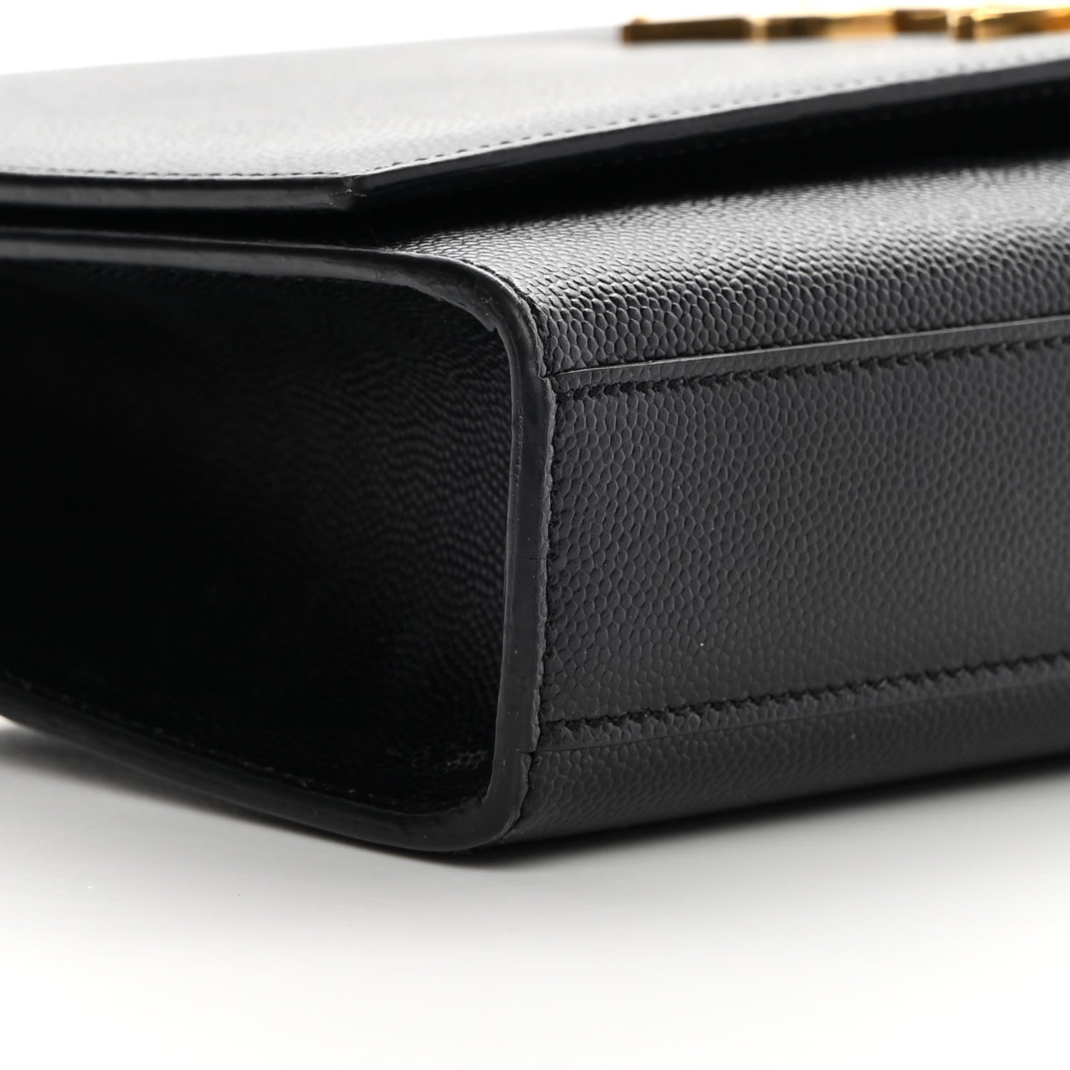 Saint Laurent Grain De Poudre Medium Classic Monogram Kate Satchel Black 8 of 14