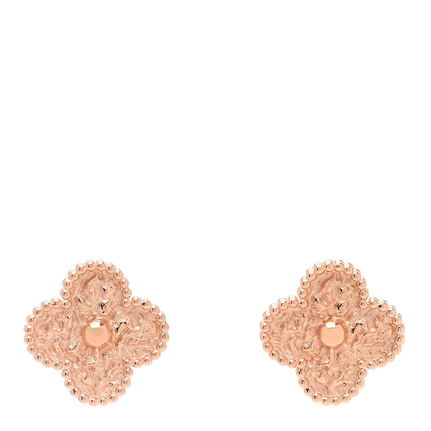 Rose Gold Vintage Alhambra Earrings
