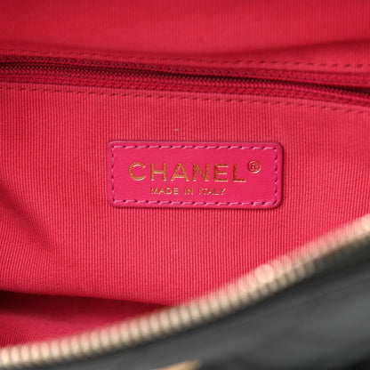 Chanel Calfskin Quilted Mini Bowling Bag Black 6 of 11