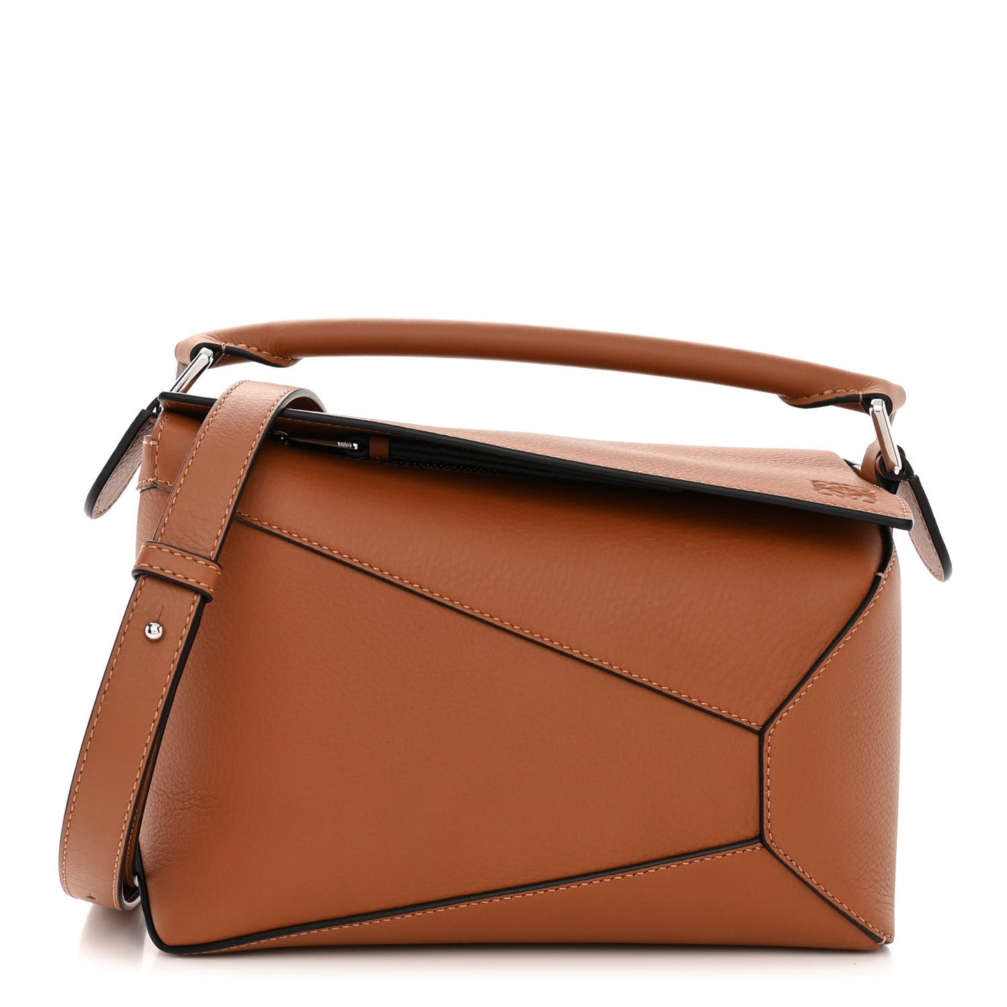 Calfskin Small Puzzle Bag Tan