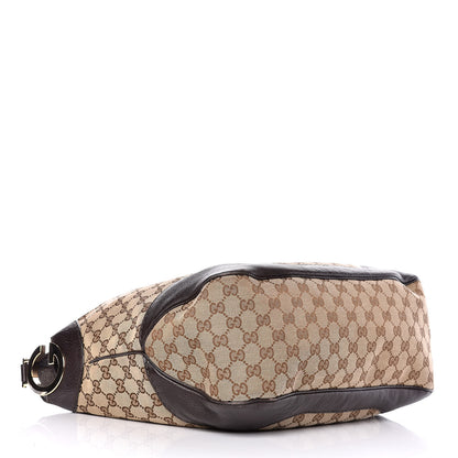 Gucci Monogram Medium Charlotte Hobo Brown 4 of 15