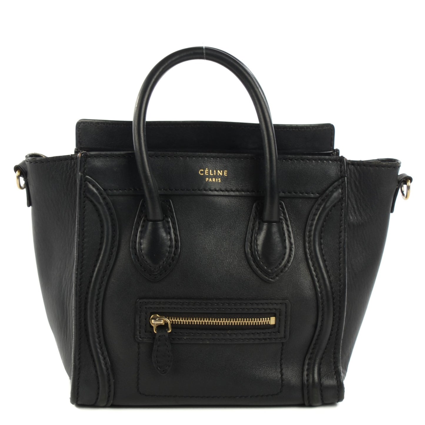 Smooth Calfskin Nano Luggage Black