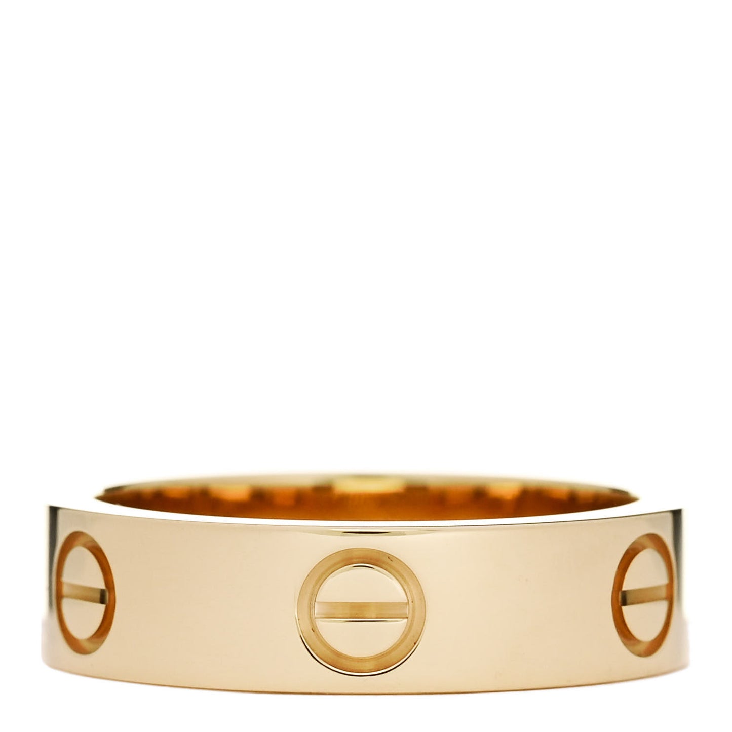 18K Yellow Gold 5.5mm LOVE Ring 55 7.25