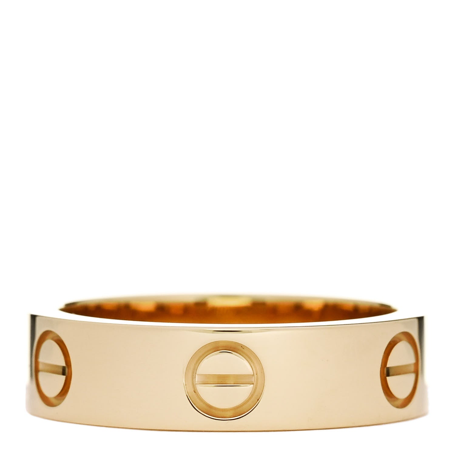 Cartier 18K Yellow Gold 5.5mm LOVE Ring 55 7.25 3 of 5