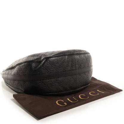 Gucci Guccissima GG Twins Large Hobo Black 4 of 7