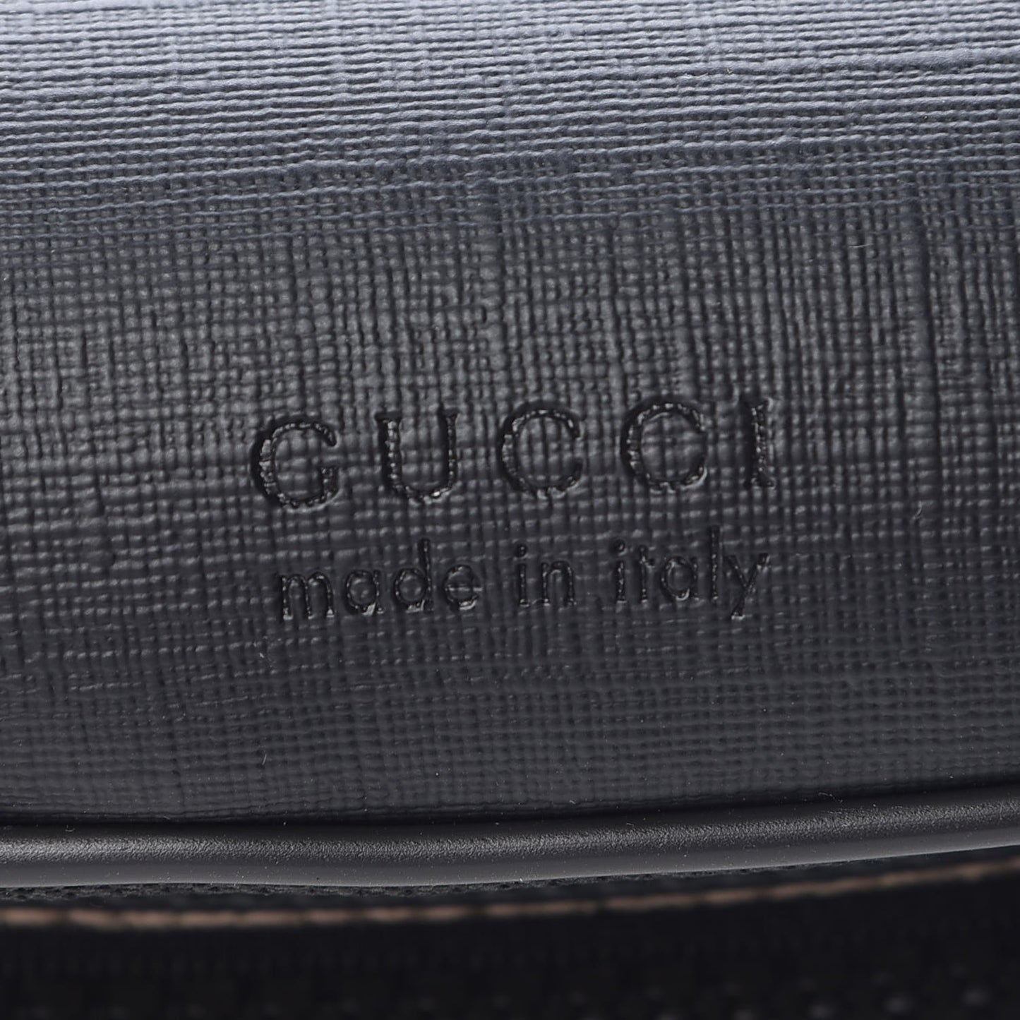 GG Supreme Monogram Belt Bag Black