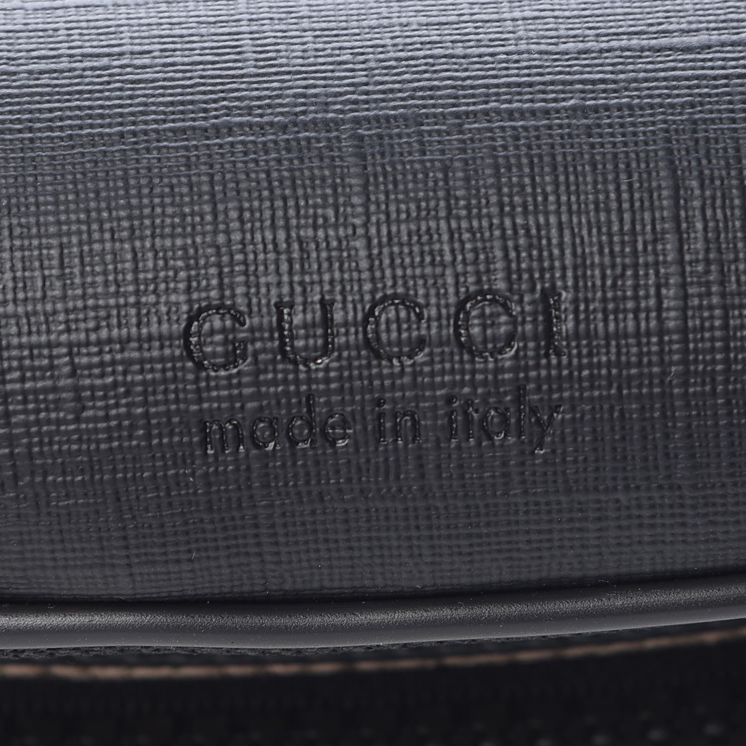 Gucci GG Supreme Monogram Belt Bag Black 5 of 8