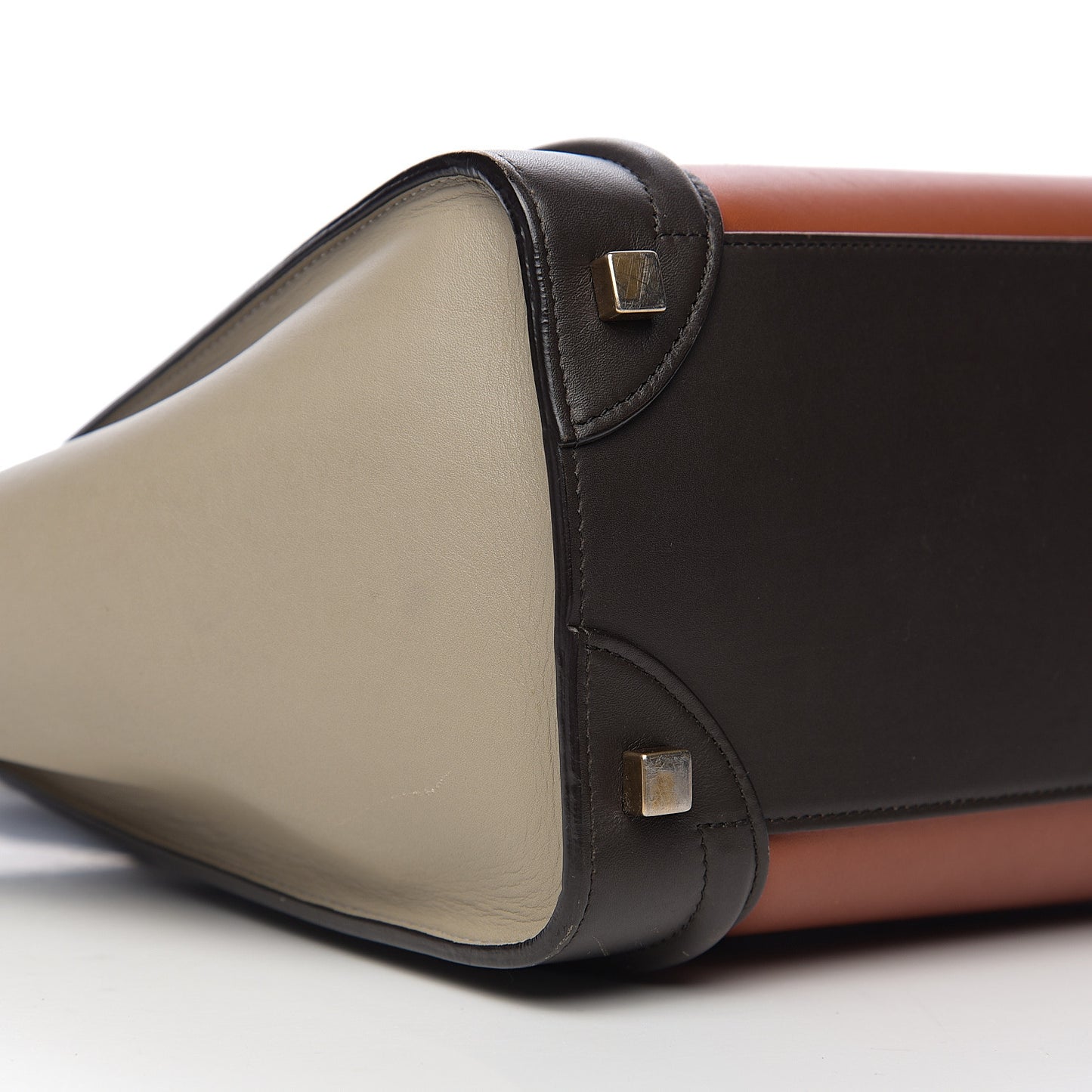 Smooth Calfskin Micro Tri-Color Luggage Multicolor