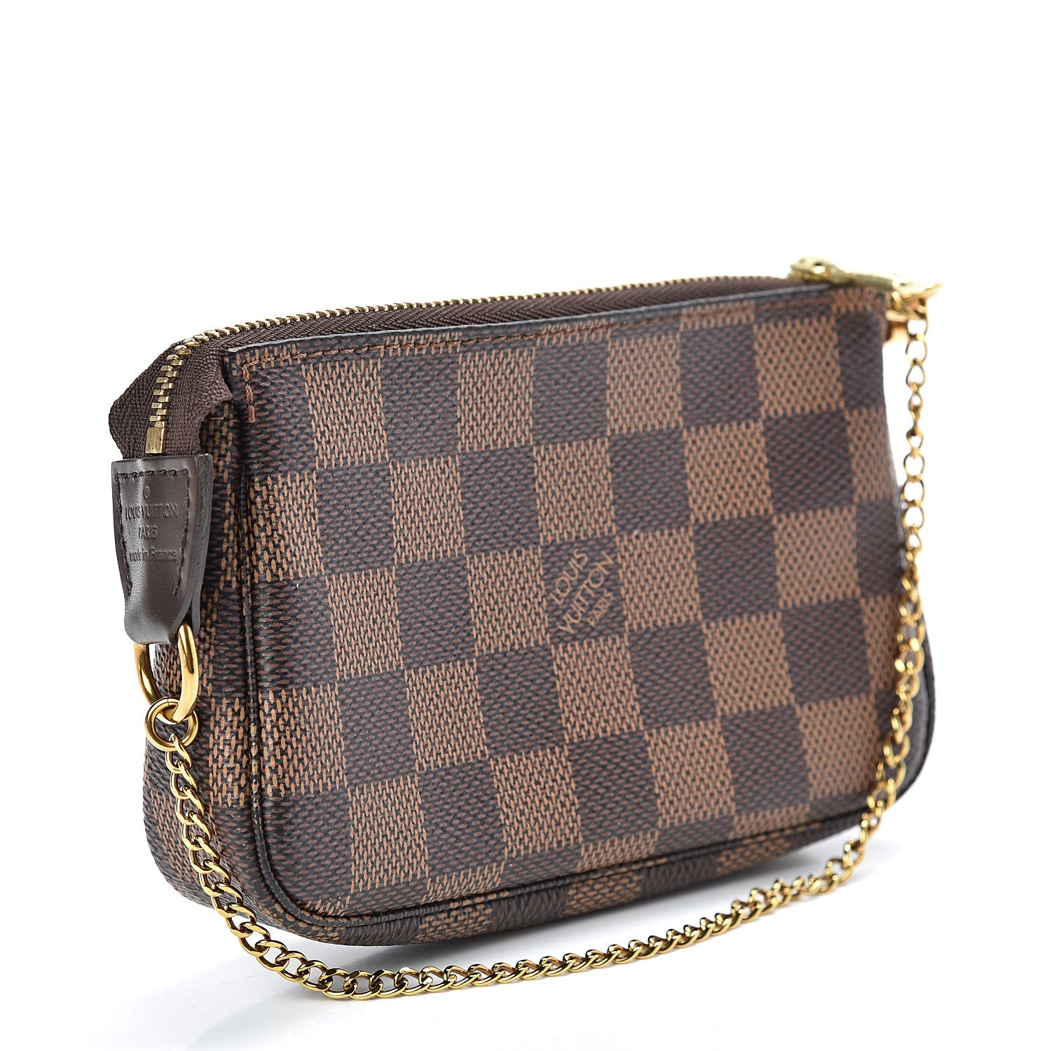 Louis Vuitton Damier Ebene Mini Pochette Accessories 3 of 8