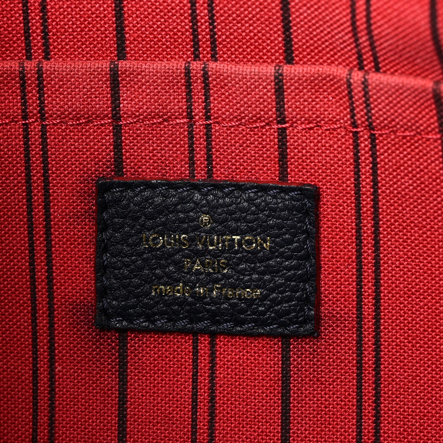 Empreinte Montaigne MM Marine Rouge